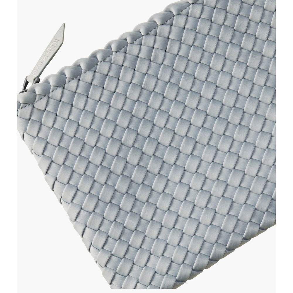 Naghedi Light Blue Woven Tote Bag - Picture 6 of 16